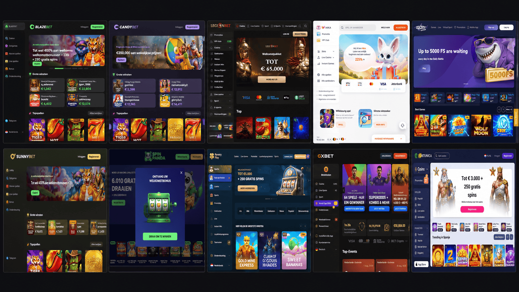 Overzicht van de top 10 casino's zonder CRUKS